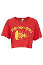 Pom Pom Squad Crop Tee By Project Social T