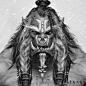 The Art of Warcraft Film - Frostwolf Shaman Elder, Wei Wang on ArtStation at <a href="https://www.artstation.com/artwork/1WyAX" rel="nofollow" target="_blank">www.artstation.co...</a>