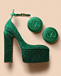 Photo shared by Valentino Beauty on April 04, 2024 tagging @maisonvalentino. May be an image of brooch, slingback shoes, high-heeled shoes and text.