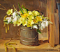 英国画家Anne Cotterill油画花卉