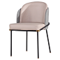 北欧餐椅现代简约家用小户型铁艺靠背ins椅子时尚成人个性艺术凳-淘宝网