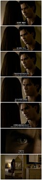 Damon好可怜..其实你是个痴情种吧..#吸血鬼日记#