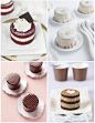 可爱、可口、方便食用的mini cakes-婚礼蛋糕-汇聚婚礼相关的一切