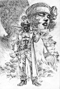 American Vampire Pencils by jimlee00