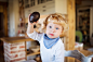 Toddler boy in the kitchen. by Jozef Polc on 500px