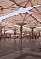 Umbrella's of Madinah  by Sultan Al-Marzooqi, via Flickr