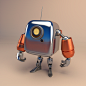 Orange Robot : Sub divisional robot.