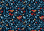 Textile bird pattern for "Secret Garden" clothes brand on Behance