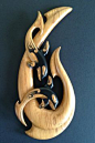 Kerry Thompson Killer Whale Wood Hook