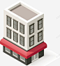 楼房模型 页面网页 平面电商 创意素材