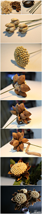 DIY Flower with Nuts DI - diy - 发现啦！