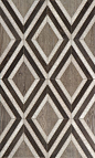 Sterling Row's Argyle Pattern in Charcoal is a lovely large scale pattern appropriate for floors or walls.