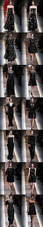 黑色蕾丝系 | Valentino2012 春夏高级成衣发布秀 | 巴黎