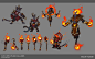 Lionheart Dark Moon Concepts, Baldi Konijn : A variety of concepts I made a while ago for the game: Lionheart Dark Moon. [Emerald City Games, circa 2015]