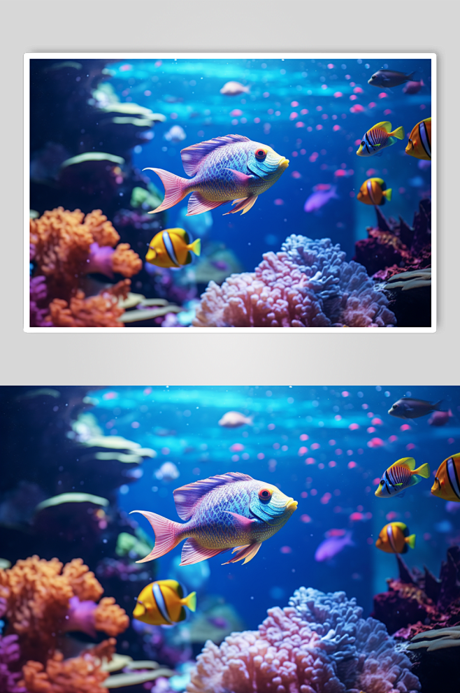 AI数字艺术海洋海底世界摄影图片_574...
