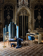 Royal Interiors : Into the splendour of Palazzo Turati, contemporary furniture exalt royal rooms.