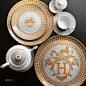 Hermes dinnerware: 