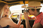 Woman taking picture of friend driving old-fashioned car by Gable Denims on 500px