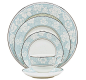 Noritake China: Elegant Dining: Bone China: Rosella Blue: 