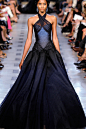 zac posen navy dream ball gown