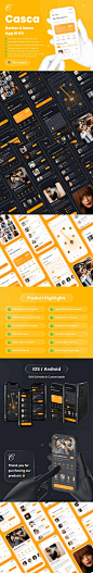  理发师和沙龙App应用程序 UI 套件 –  