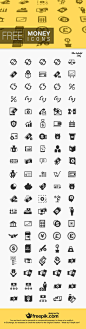 Money Icons - Free Flat Icons Pack - eWebDesign:  #UI##icon##图标##金融#