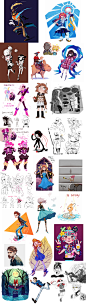 Megapacks by Yufei on DeviantArt : Doodles, doodles and doodles I post everything on my tumblr blog.