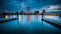 General 1920x1080 Milwaukee Wisconsin cityscape water sky evening