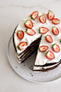 Strawberry Chocolate Cake