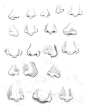 Female Nose Studies by Bluegun45.deviantart.com on @DeviantArt