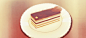 二次元 美食食物 甜点下午茶 巧克力慕斯 蛋糕 动图gif 动漫 吃货福利 日本