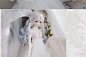 【花裳】BJD/SD娃娃衣服 1/4 1/3分娃衣洋装白色连衣裙婚纱裙-淘宝网