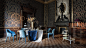 Royal Interiors : Into the splendour of Palazzo Turati, contemporary furniture exalt royal rooms.