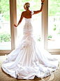 Spring wedding gown