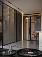 小户型·​60m²现代轻奢公寓-建e室内设计网-设计案例