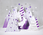 Purple Wishes : Greeting card for Grant Thornton, with Seeonee agency.