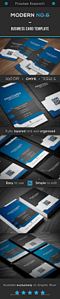 Modern Business Card Template No. 6 - Creative Business Cards