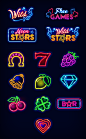 Neon Stars Slot Machine : Classic Casino Slot Machine for Infiapps LTD.