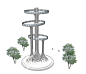 景观构筑物景观塔观景台瞭望塔树屋SU景观模型69个