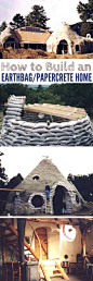 How to Build an Earthbag/Papercrete Home — For those interested in green living or homesteading, the prospect of building a self-sufficient home doesn’t have to be a pipe dream. Kelly and Rosana Hart have used earthbags, papercrete, and a few other materi