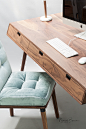 Rina Walnut desk