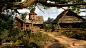 The Witcher 3: Wild Hunt, Krzysztof Kornatka : Here are some examples of my work on The Witcher 3: Wild Hunt. I was mainly responsible for creating locations, environment models and textures. Some places are the sum of a whole team work, other I made myse