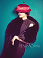 【图】模特Irina Kravchenko演绎《Harper's Bazaar》杂志德国版2014年10月号时尚大片！_第2页_时尚杂志_海报时尚网
