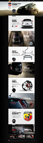 Fiat 500 Abarth Website Design on Web Design Served