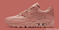 ※ Fashion Item ※ Nike 最新的 Air Max 不再是简约的黑/白配色，浓郁的玫瑰粉色作为秋冬穿搭的点缀色很是高调抢眼，售价为150刀！