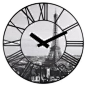 荷兰 NeXtime La Ville巴黎铁塔挂钟，透过精细的3D立体钟面,将巴黎铁塔活生生的呈现于家中。

