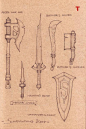 古老神兵手绘本现世 魔兽世界武器原型图-WOW原画-游久网