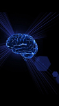 大脑科技感商务H5背景素材