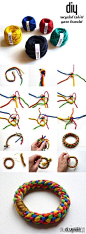 【9款DIY手链教程】缎带手链，绳子手链，铜线手链，总有一款你喜欢的！
