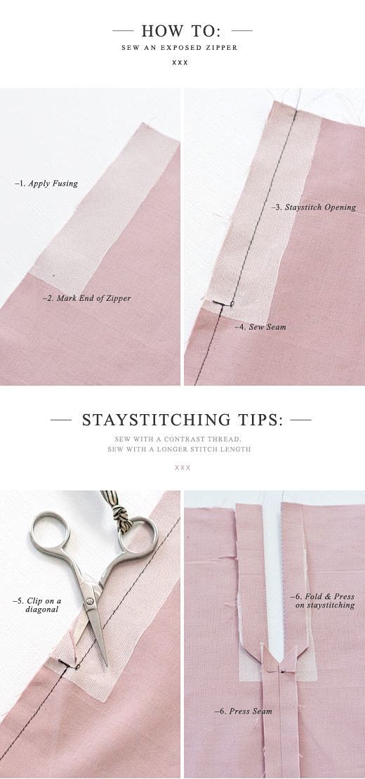 how to sew an expose...